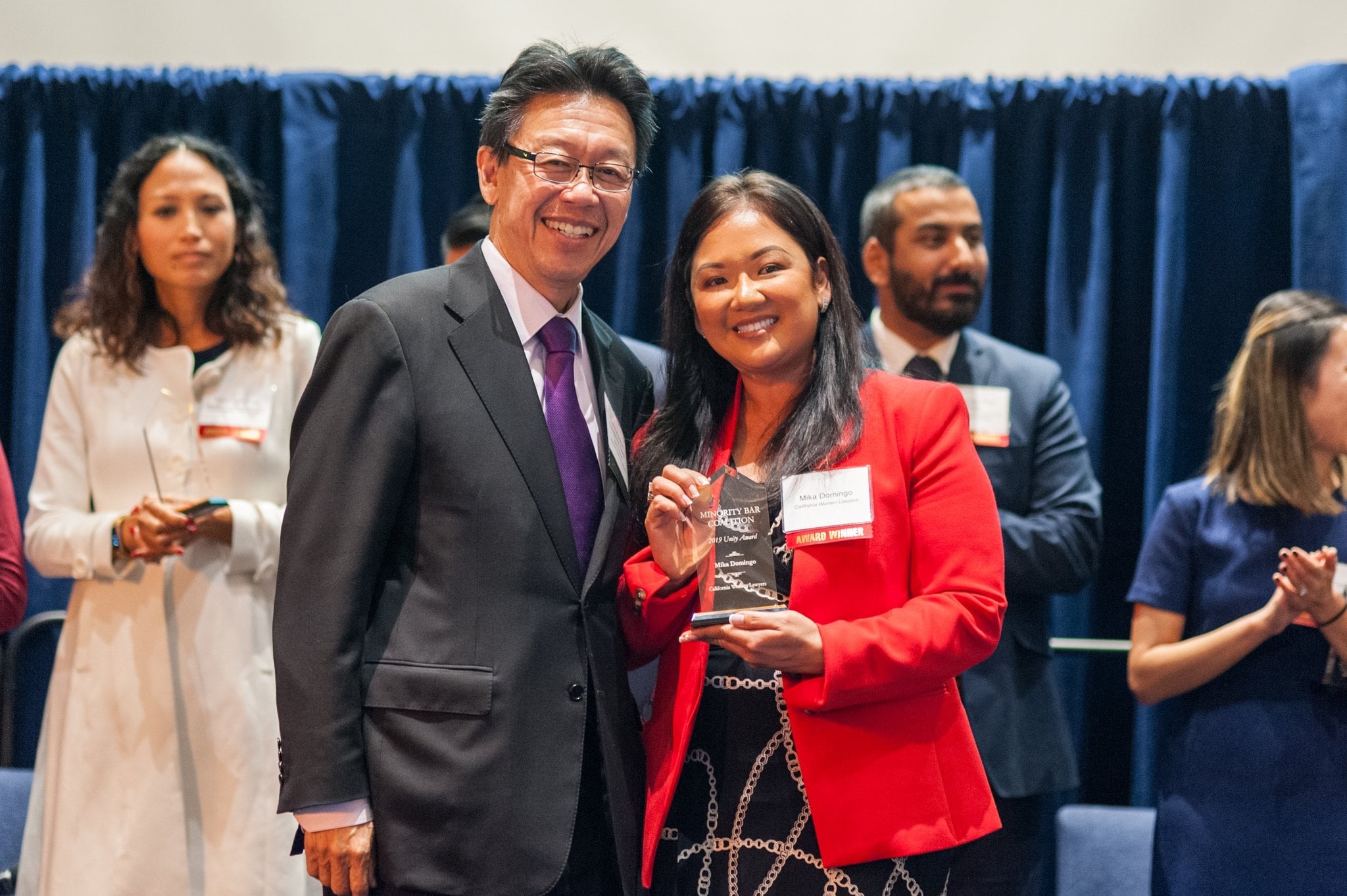 winner Mika Domingo with MBC Unity Award