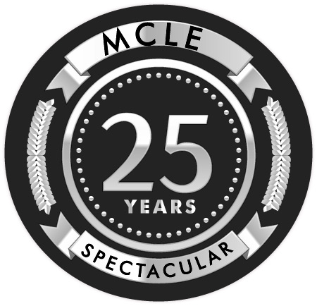 25 year seal for the MCLE Spectacular