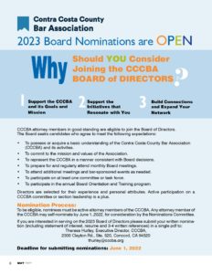 Here's why you should run for the CCCBA Board of Directors in 2023