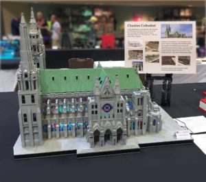 Lego model of Chartres Cathedral