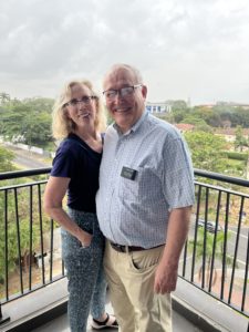 Jerie and Bob Jacobs in Ghana