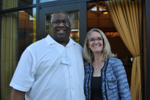 Attorney Ray Robinson and CCCBA Executive Director Jody Iorns