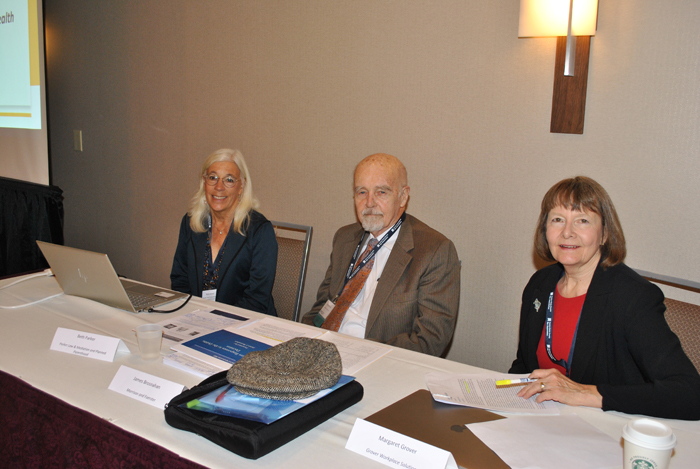 Beth Parker, James Brosnahan and Margaret Grover.