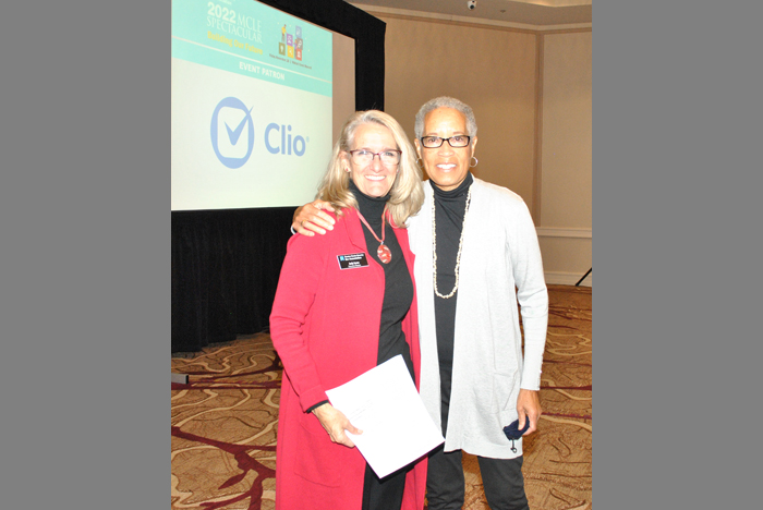 CCCBA Executive Director Jody Iorns with Judge LaDoris Cordell, (Ret.) 