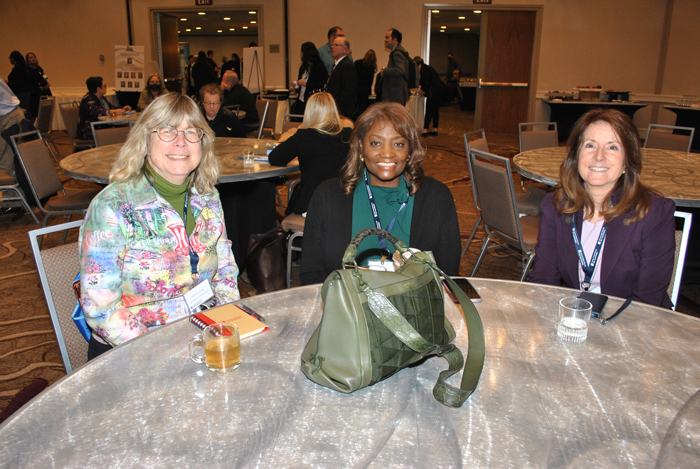 three  women attorneys at the 2022 MCLE Spectacular
