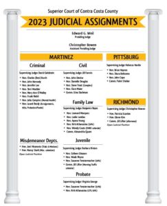 judicial assignments alameda county 2023