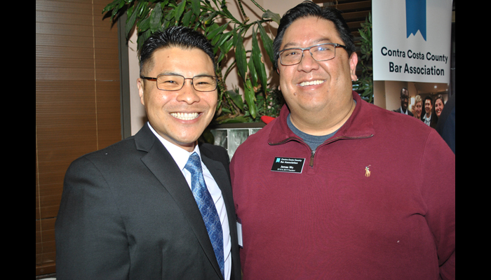 two men smiling