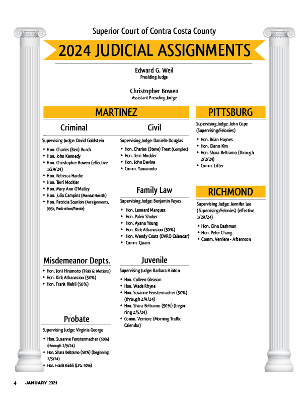 ct judicial assignments 2022